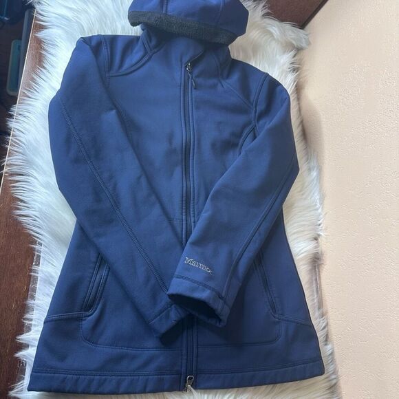 Marmot Fleece Lined Soft Shell Jacket Size XS - Picture 13 of 14